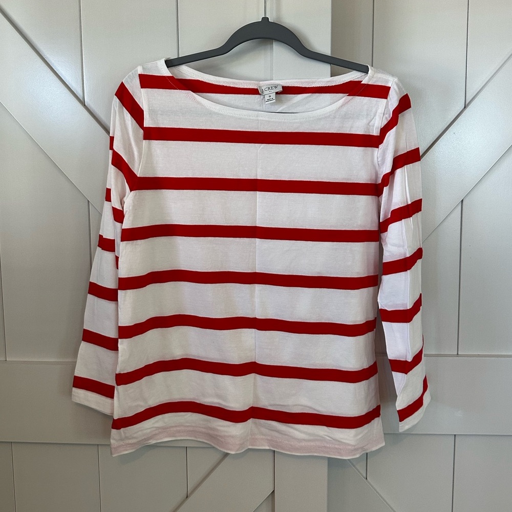 NWOT J Crew Factory Boatneck top - size small -